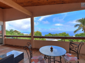 A vendre une charmante villa de 160 m2 avec vue sur mer à Saint Leu