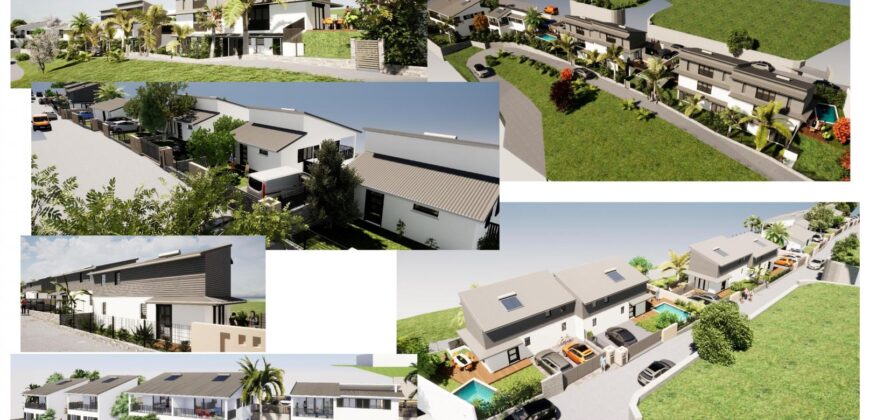 A vendre Triplex de 103 m² en construction sur un terrain de 200 m², situé à proximité du centre-ville de La Plaine Saint-Paul