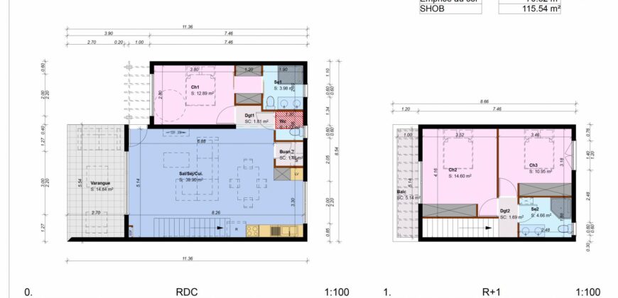 À vendre : Terrain de 218 m2 à Petite-Ile avec vue mer et montagne
