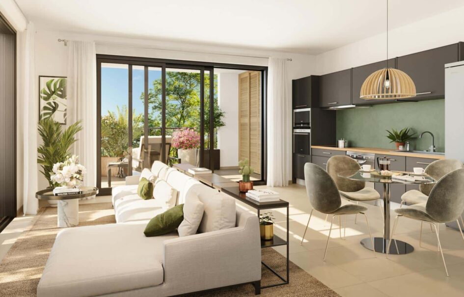 A vendre magnifique appartement neuf de type T4 en duplex à Saint Leu