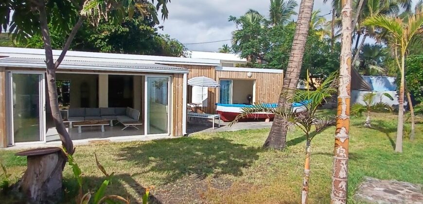 Vente d’une magnifique villa de 112 m² située en bord de mer à Saint-Paul