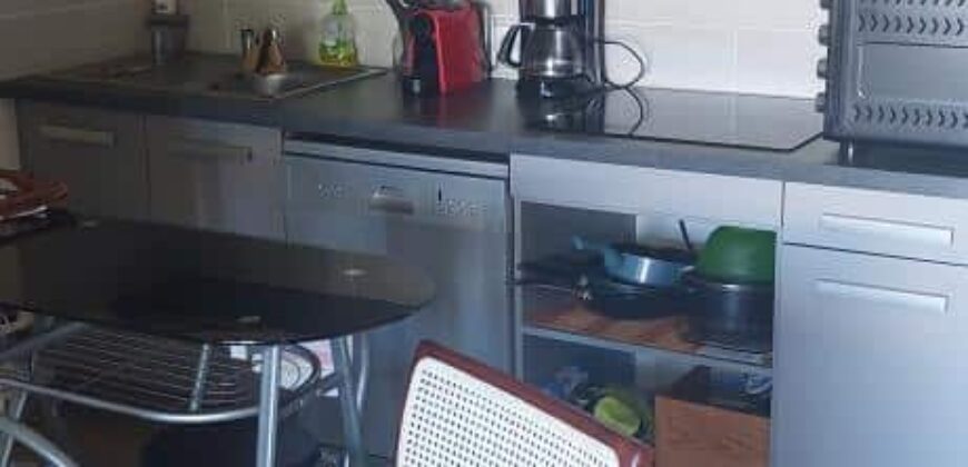A louer un appartement T2 meublé en rez de jardin face au lagon de Saint Leu