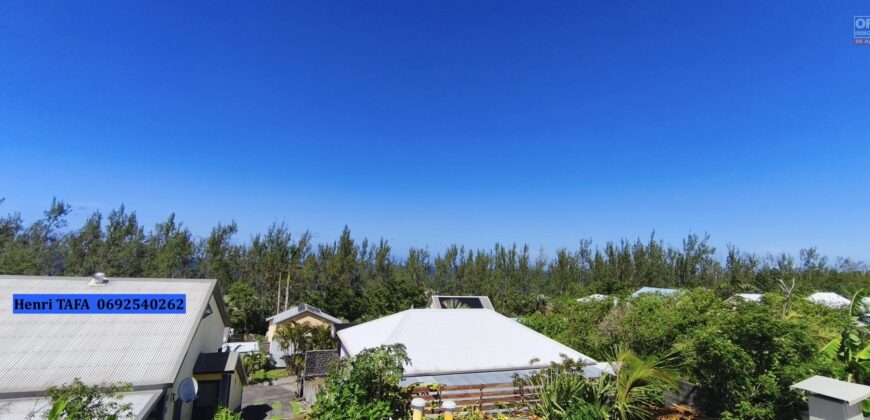 Vente d’une belle villa F6 de 150m2 sur un vaste terrain de 524 m2 dans le cadre paisible de Saint Philippe
