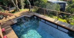 A vendre une villa d’architecte + studio indépendant avec piscine et jardin à La Montagne
