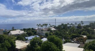 A vendre un appartement de type T3 offrant vue sue mer au centre ville de la Possession