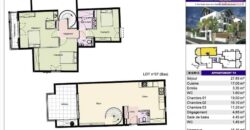 A vendre un grand duplex de 106.90m2 dans une résidence neuve à Saint Leu