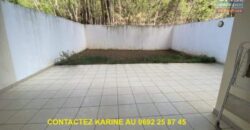 A louer un appartement T2 de 43.88m2 avec varangue et terrasse à Sainte Clotilde