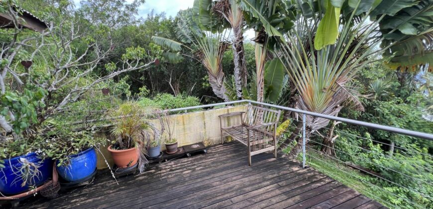 A vendre une belle villa d’architecte F6 avec dépendance F3 et piscine située aux Avirons à proximité du centre-ville