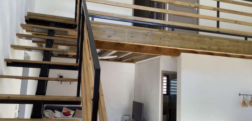 A louer une ravissante villa T4 meublée de 84.60 m2 située dans un quartier de La Rivière Saint Louis