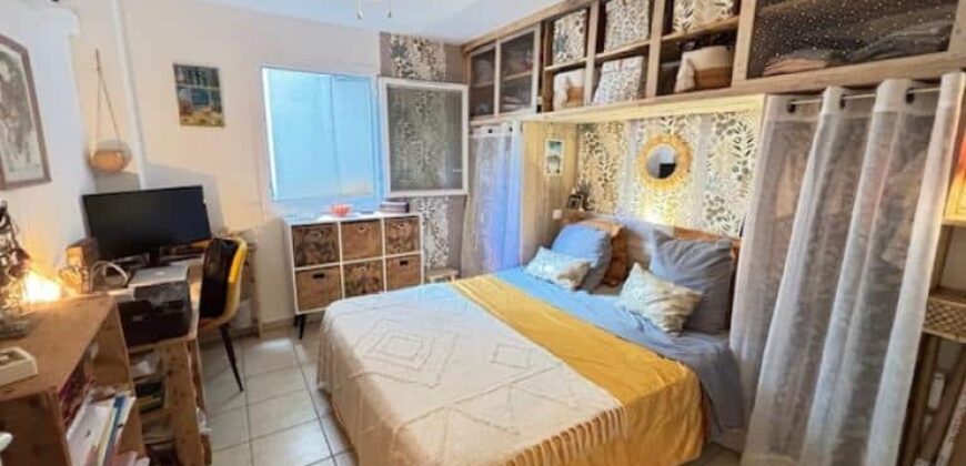 A vendre un lumineux appartement T2 situé en plein centre de La Montagne