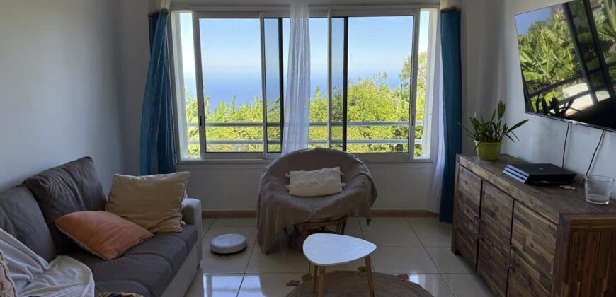 En vente une charmante villa composée de deux logements T4 + T2 sur un terrain de 625 m2 située à l’entrée du Tévelave