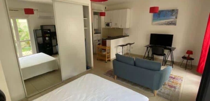 Location d’un studio meublé de 32.36m2 avec grande terrasse à Saint Denis