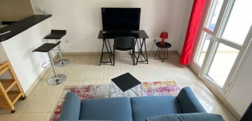 Location d’un studio meublé de 32.36m2 avec grande terrasse à Saint Denis