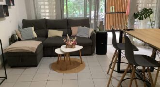 En location une villa jumelée de type F3 de 75 m2 située à La Rivière Saint Louis