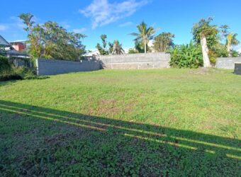 A vendre un terrain constructible de 702m2 situé au fond d’une impasse à Saint Benoit