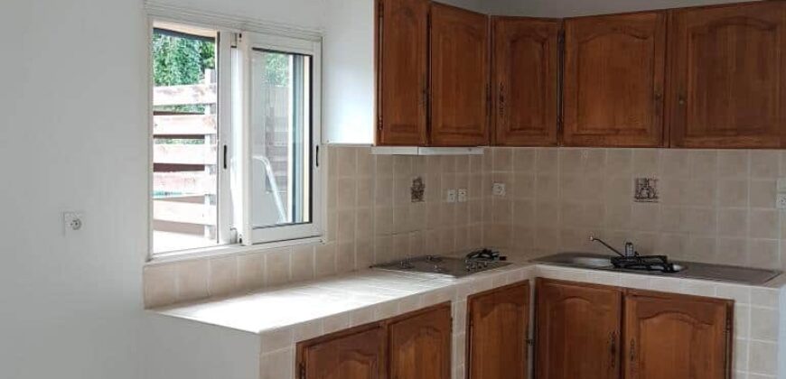 A louer un appartement F3/4 de 63 m2 situé dans une enceinte familiale calme et sécurisée à La ligne des Bambous