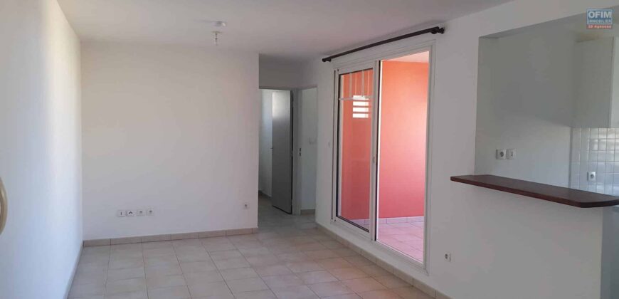 A louer un appartement T2 de 45.65 m2 avec vue mer situé dans une résidence sécurisée à Bas Jean Petit