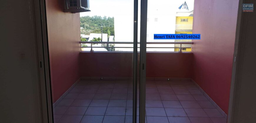 A louer un appartement T2 de 45.65 m2 avec vue mer situé dans une résidence sécurisée à Bas Jean Petit