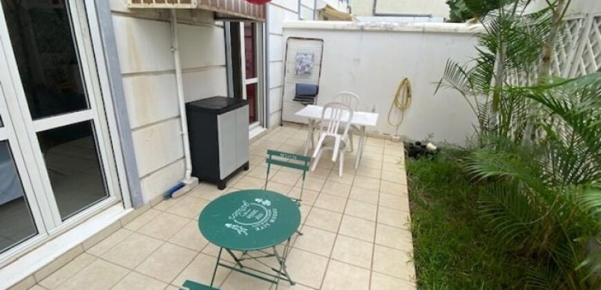 Location d’un studio meublé de 32.36m2 avec grande terrasse à Saint Denis