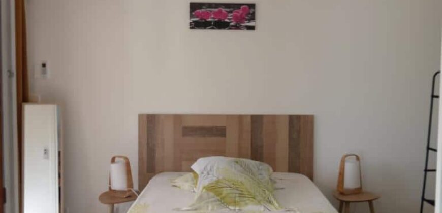 A louer un charmant appartement meublé de 51m2 situé dans une zone résidentielle de Saint Leu