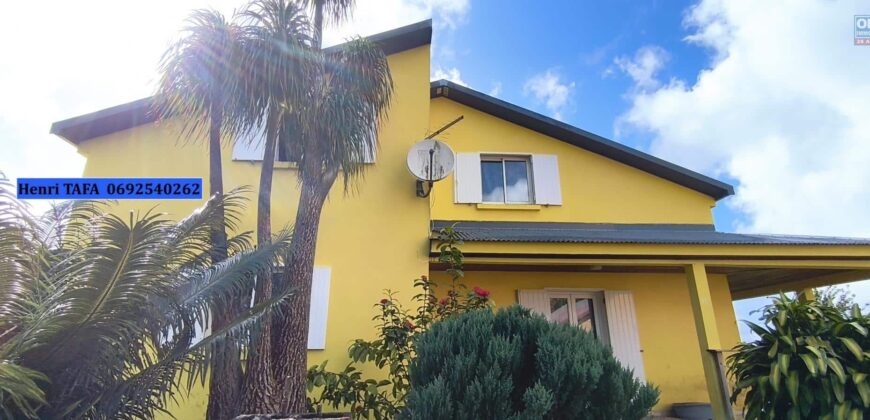 À louer une villa meublée de type F5/F6 à étage de 162.65 m2 située sur le secteur de Jean-Petit