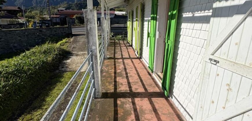 A vendre une villa F5 avec garage sur un vaste terrain de plus de 2000m2 à Plaines des Palmistes