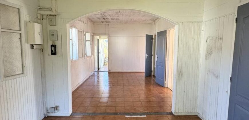 A vendre une villa F5 avec garage sur un vaste terrain de plus de 2000m2 à Plaines des Palmistes