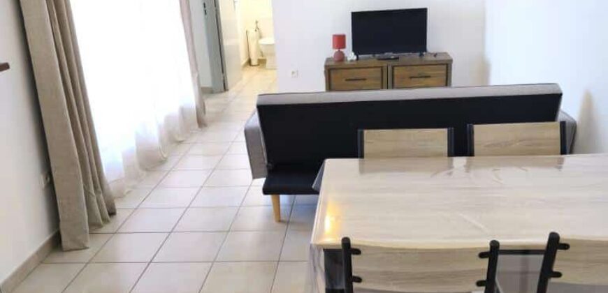 location d’un lumineux appartement T2 meublé et équipé situé dans une résidence sécurisée à Saint Joseph
