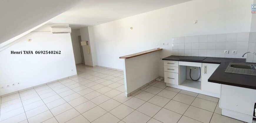 À louer studio de 34.97 m2 situé dans une résidence privée et sécurisée avec vue mer à Saint Joseph