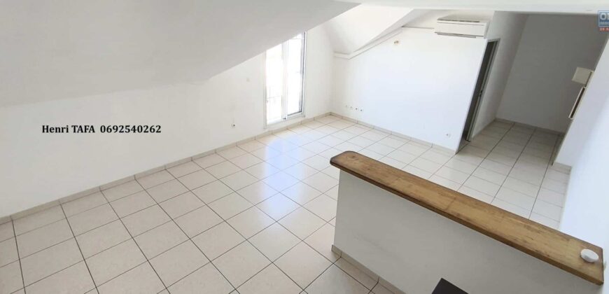 À louer studio de 34.97 m2 situé dans une résidence privée et sécurisée avec vue mer à Saint Joseph