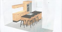 À vendre villa T3/4 de 120 m2 à rénover avec vue mer à La Rivière Saint-Louis