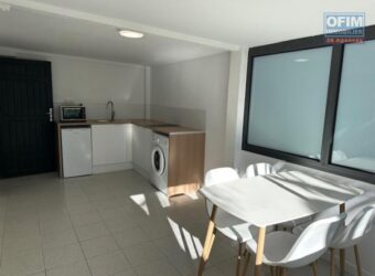 A louer un charmant studio meublé de 31m2 situé dans le secteur de Ligne Paradis à Saint Pierre