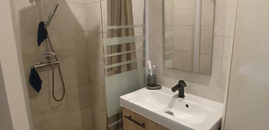 A vendre un lot de deux appartements, un T2 et un studio, situés à seulement 2 minutes à pied de la plage au cœur de Saint-Gilles les Bains