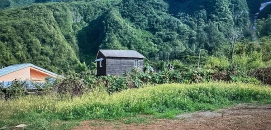 En vente un terrain constructible de 413 m2 entièrement clôturé situé à Saint Louis