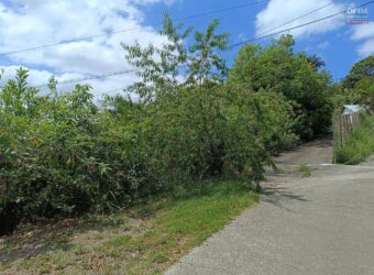 En vente un terrain arboré de 400 m2 situé dans un quartier calme à L’Entre Deux