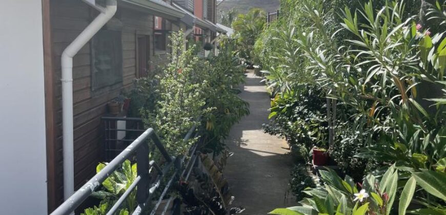 En vente un appartement F3 en duplex dans une résidence avec piscine à la Saline les Bains