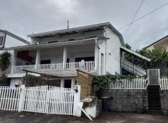 En vente une maison individuelle divisée en 3 appartements sur une parcelle de 730 m² située à Vincendo