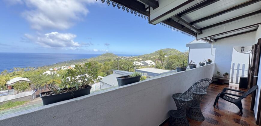 En vente une maison individuelle divisée en 3 appartements sur une parcelle de 730 m² située à Vincendo