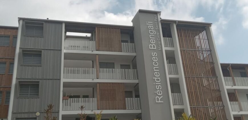 A louer appartement T3 de 60m2 dans une résidence à Bois de Nèfles Saint Paul