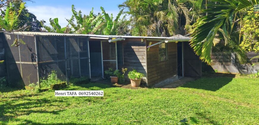 En location une belle et grande villa T6 située au fond d’une impasse calme à Jean Petit
