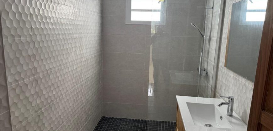 À louer une charmante villa de type F3 entièrement rénovée située au Tampon