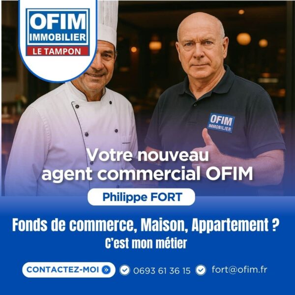 Philippe FORT Conseiller en immobilier PRO et Particulier | TAMPON 97430