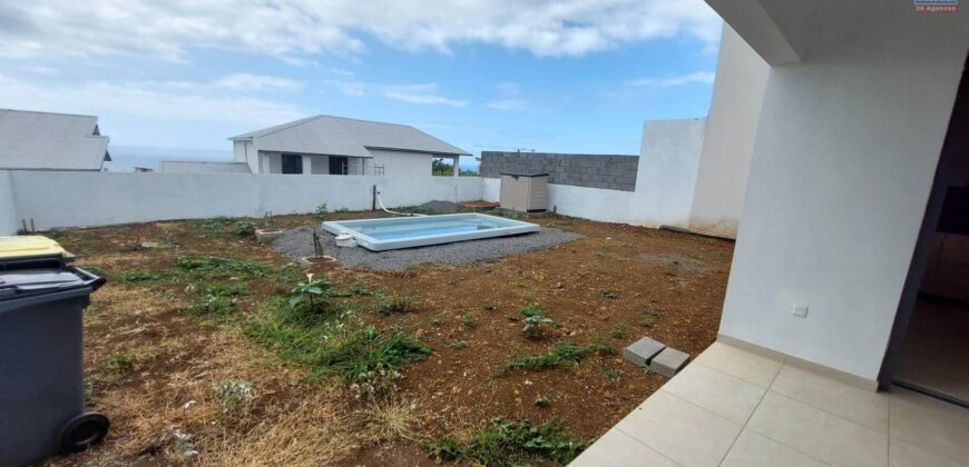 A vendre une villa contemporaine neuve de 128m2 nichée dans le quartier recherché de Beauséjour