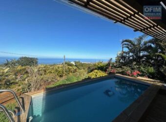 Location d’une ravissante villa T4 avec vue mer située à Mont Vert Les Hauts