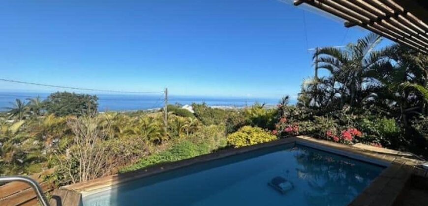 Location d’une ravissante villa T4 avec vue mer située à Mont Vert Les Hauts