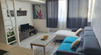 A louer un lumineux appartement meublé de 49m2 proche de la plage et commerces à Saint Pierre