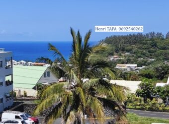 A vendre un appartement T2 de 54.65m2 avec vue mer à Saint Joseph