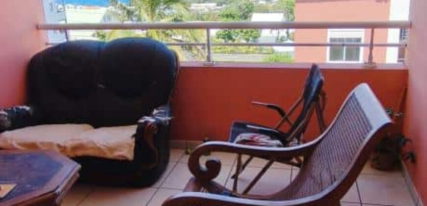 A vendre un appartement T2 de 54.65m2 avec vue mer à Saint Joseph