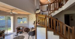 À vendre grande maison F8 en R+1 de 155 m² sur un terrain plat et arboré de 1004 m² située au centre d’Étang-Salé les Hauts
