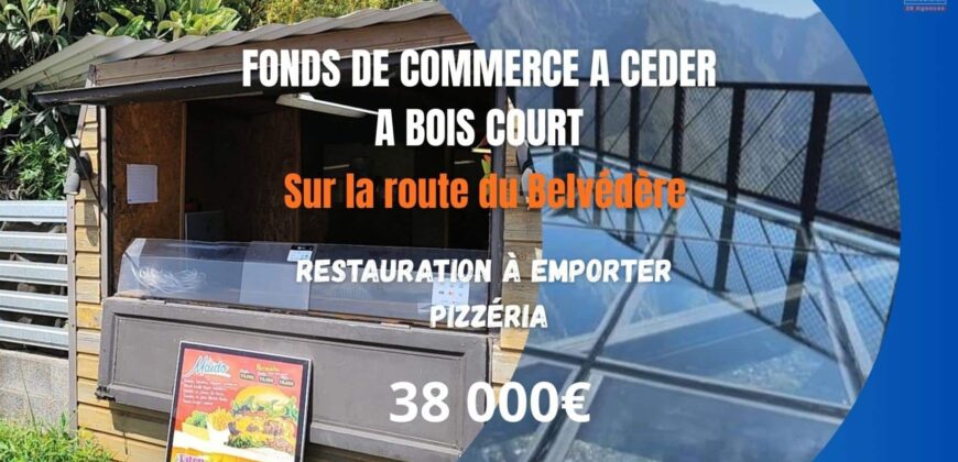 À vendre fonds de commerce avec forte visibilité et gros potentiel situé sur la route du Belvédère à Bois Court